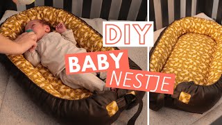 DIY BABYNESTJE Zo maak je zelf een babynestje [upl. by Ccasi]