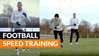 Football Speed Training  Become a faster Player [upl. by Eittak392]