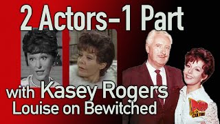 Kasey Rogers  2 Actors 1 Part Louise Tate on Bewitched [upl. by Letnoj]