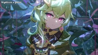 「Nightcore」→ 熱帶雨林  Lyrics [upl. by Matthia]