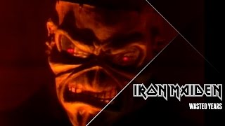 Iron Maiden  Wasted Years Official Video [upl. by Einama]