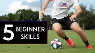 5 Most Basic Football Skills To Learn [upl. by Hcir]