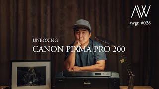 First look at the Canon PIXMA PRO 200 [upl. by Dis705]