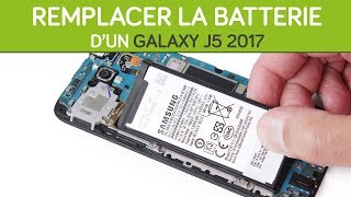 Remplacer sa batterie Samsung Galaxy J5 2017 By SOSav [upl. by Salta194]