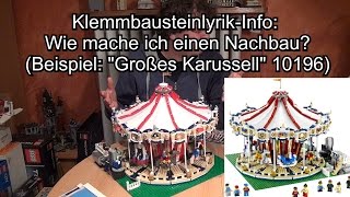 Erfahrungen mit Nachbau eines LEGOSets KlemmbausteinlyrikInfo am Beispiel 10196 [upl. by Nonnag682]