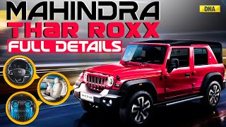 Mahindra Thar Roxx  5 things to know about the 5 door Thar  Autocar India [upl. by Beisel]