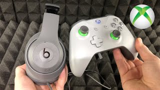 Beats Studio3  Xbox One Wireless Controller  How it works and connects  Use as headphones to play [upl. by Eidahs]