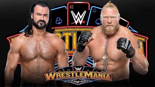 Drew McIntyre vs Brock Lesnar Full Match at Wrestlemania 41  WWE 2k24 Gameplay 4k [upl. by Torre]