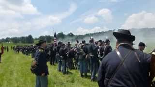 Gettysburg 150th Reenactment First Person POV BGA [upl. by Nuy640]