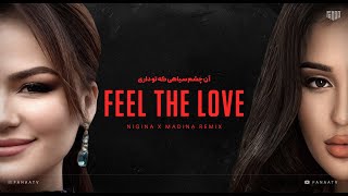 FEEL THE LOVE 🇹🇯🇦🇫🇮🇷 Remix FanaaTV  Madina Aknazarova X Nigina Amonqulova l PART I [upl. by Ailgna]