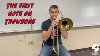 The First Note on Trombone [upl. by Boylan524]