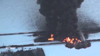 Casselton Train Derailment Red River Dispatch calls [upl. by Gabie]