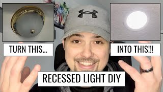 How to Replace Existing Lights with Ensenior Low Profile LED Recessed Lights [upl. by Swen]