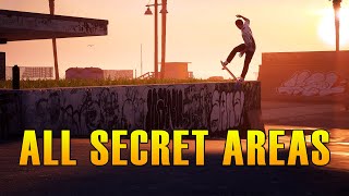 All Secret Areas  Tony Hawks Pro Skater 1  2 [upl. by Zeidman]