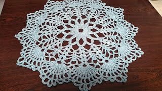 Prosta szydełkowa serwetkaEasy crochet doily [upl. by Margalit]