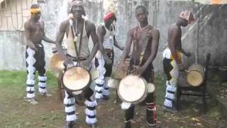 Sayon Camara Drumming Yankadi [upl. by Anan322]