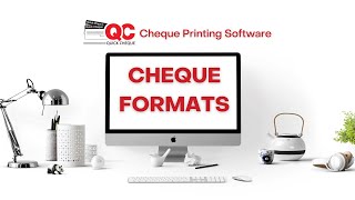 Cheque Formats in Quick Cheque  Free Check Printing Software [upl. by Dogs]