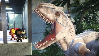 LittleBigPlanet 3  Jurassic World Park Tour Featuring Indominus Rex T Rex Raptors amp Mosasaurus [upl. by Undine]