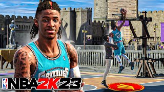 NEW JA MORANT BUILD is UNSTOPPABLE in NBA 2K23 [upl. by Kissie449]