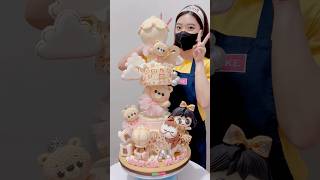 Kuenya jatuh mulu nih cake cakedecorating kueulangtahun lionicake [upl. by Marquita]