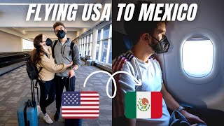 Flying from the US to Cancun Mexico in 2022 🇲🇽  FULLTIME TRAVEL BEGINS [upl. by Eelasor]