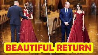 OMG Princess Catherine Dazzles In Deep Red Tulle Gown As She SHOCKED World With Style At 42 [upl. by Mandelbaum]