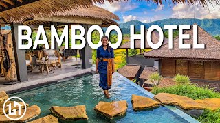 We Toured This Bamboo Luxury Resort Near A Waterfall [upl. by Gnehp819]