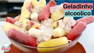 4 RECEITAS INÉDITAS DE GELADINHOS GOURMET ALCOÓLICOS  DINDIM CHUP CHUP  SACOLÉ  FLAU [upl. by Ardeen]