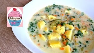 Polnische Gurkensuppe nach Mamas Art I zupa ogórkowa I vegetarisch [upl. by Auberon]