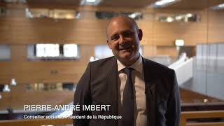 ITV de Pierre André Imbert  Conseiller social du Président de la République [upl. by Yhtomiht]