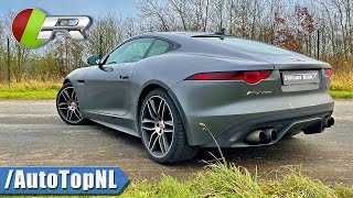 JAGUAR F Type R 550HP AWD V8 Supercharged  REVIEW on AUTOBAHN by AutoTopNL [upl. by Akierdna]