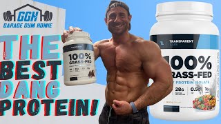 CLEANEST PROTEIN EVER  Transparent Labs 100 GrassFed Whey Protein Isolate Review [upl. by Hite438]