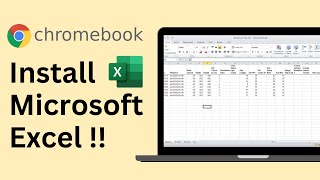 How To Install Microsoft Office On A Chromebook  Excel PowerPoint Word FREE 2023 [upl. by Sanfred]