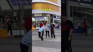 四个帅哥街头舞技大PK机械舞霹雳舞 dance 鬼步舞 [upl. by Bev]