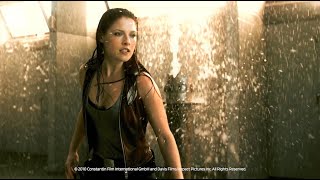 Resident Evil Afterlife Gladiator Zombie Scene HD CLIP [upl. by Enialahs]