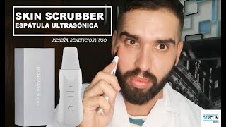 SKIN SCRUBBER Limpiador Facial Ultrasónico  Equipos de Belleza Reseña Beneficios uso [upl. by Papst]