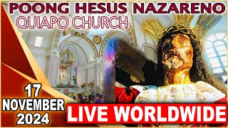 Quiapo Church Live Mass Today  17 November 2024 Sunday Mass 33rd Sunday in Ordinary Time [upl. by Gavrielle]