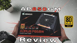 GIGABYTE Aorus P850W AP850GM Power Supply Unboxing amp Review  Best Budget Fully MODULAR PSU 2020 [upl. by Odey507]