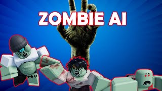 Advanced Zombie AI Roblox Studio [upl. by Holladay365]