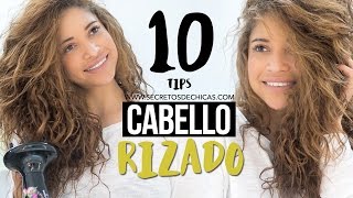 10 TRUCOS PARA EL CABELLO RIZADO  RIZOS PERFECTOS [upl. by Viole]