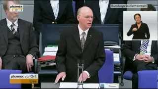 Eröffnungsrede Norbert Lammert zur Bundesversammlung am 18032011 [upl. by Carnahan75]