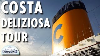 Costa Deliziosa Tour  Costa Cruises  Cruise Ship Tour [upl. by Onida757]