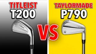 Titleist T200 vs TaylorMade P790 Irons FULL REVIEW [upl. by Kursh]