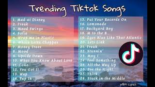 Tiktok Hits  Trending Tiktok Songs  WBM Lyrics [upl. by Tyler]