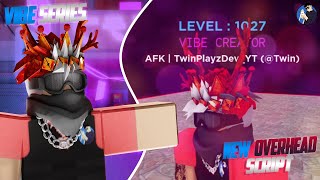 How To Make A Display Name Level Overhead GUI In Roblox Studio 2021  Vibe Game Series PT30 [upl. by Gerson77]