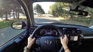 2017 Toyota 4Runner TRD OffRoad  POV City Drive Binaural Audio [upl. by Nedgo]