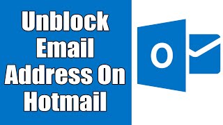 How To Remove amp Unblock Email Address From Block List On Hotmail 2021 Unblock Sender In Hotmailcom [upl. by Aysab863]