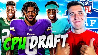 A FANTASY DRAFT WHERE THE CPU PICKS MY TEAM [upl. by Malissa]