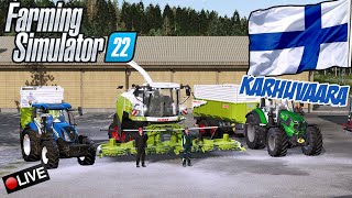 De hakselCrew  Farming Simulator 22 MP Karhuvaara [upl. by Anassor366]