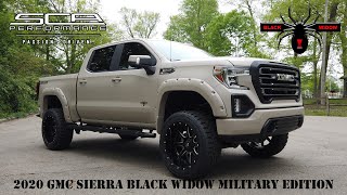 2020 GMC Sierra 1500 Military Edition Black Widow Lifted Truck 4WD  Dave Arbogast G14421 [upl. by Annaeiluj100]